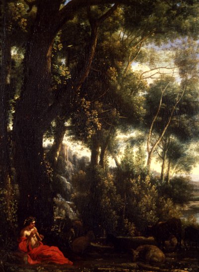 Landscape with Shepherd by Claude Lorrain
